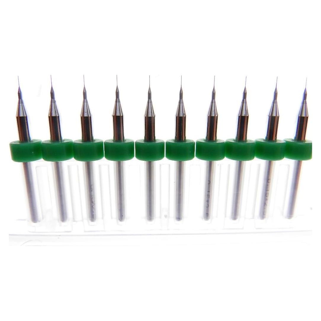 Brocas Micro de Tungsteno Daewon 0,15 mm para CNC y Joyería