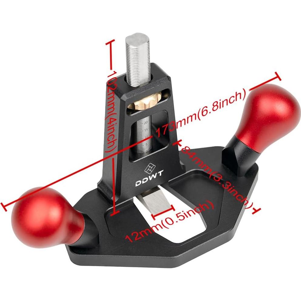 Router Plane Manual DDWT Ajuste Rápido 30mm Profundidad