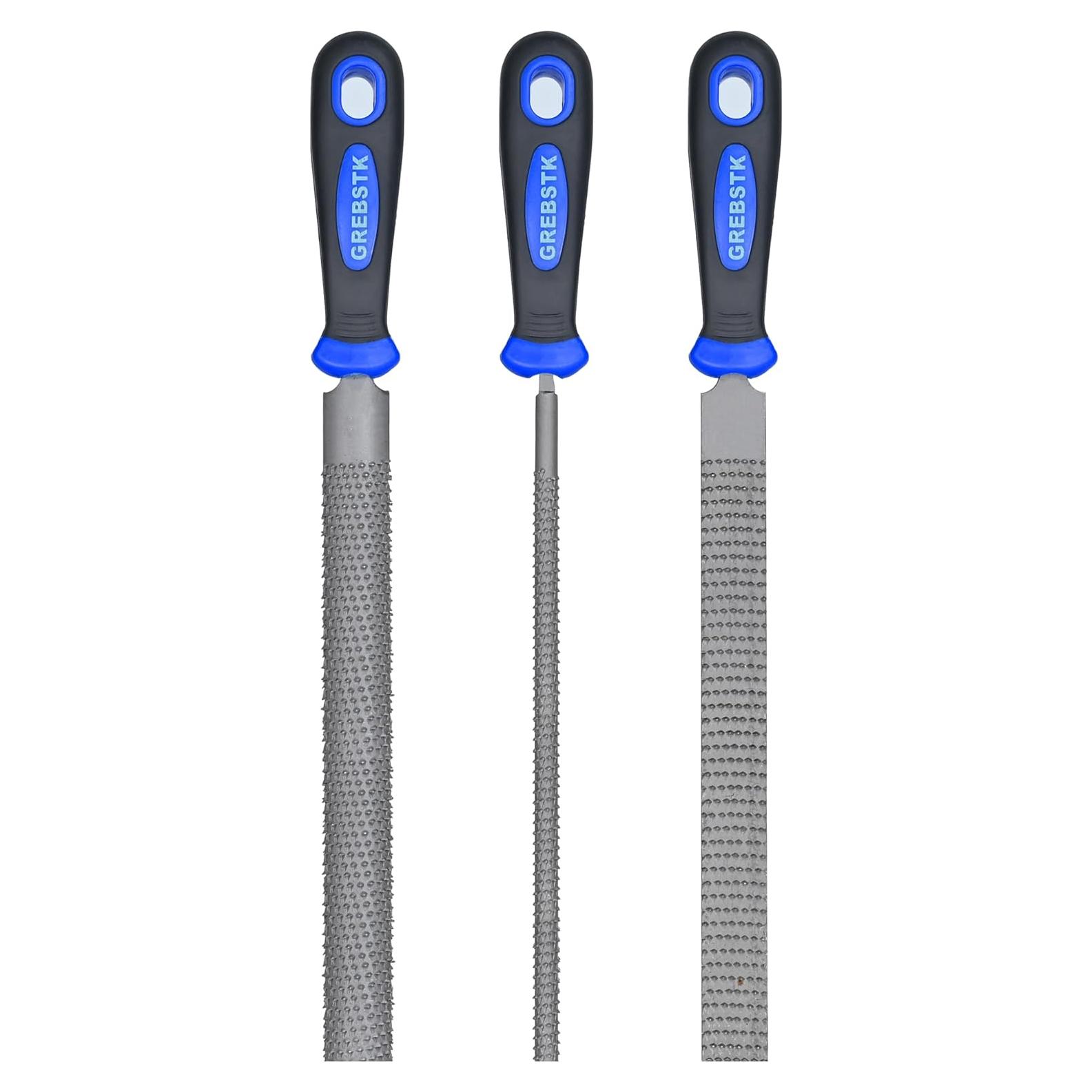 Juego de limas de madera GREBSTK 3 piezas 30.5 cm ergonómico