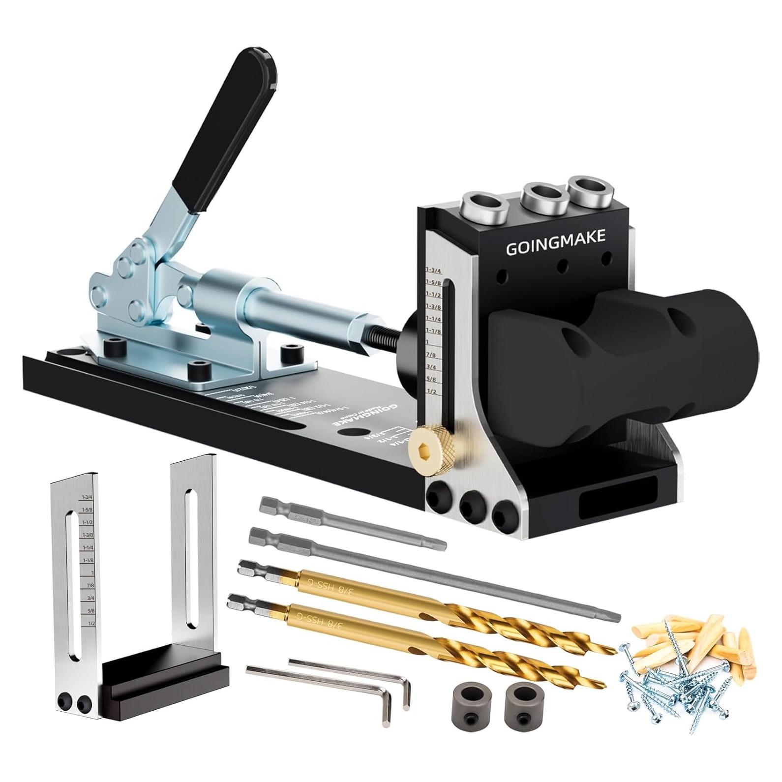 Kit de plantilla de agujero de bolsillo GOINGMAKE 3 agujeros