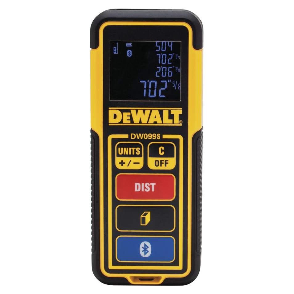 Medidor de Distancia Láser DEWALT DW099S 30,48 m Bluetooth