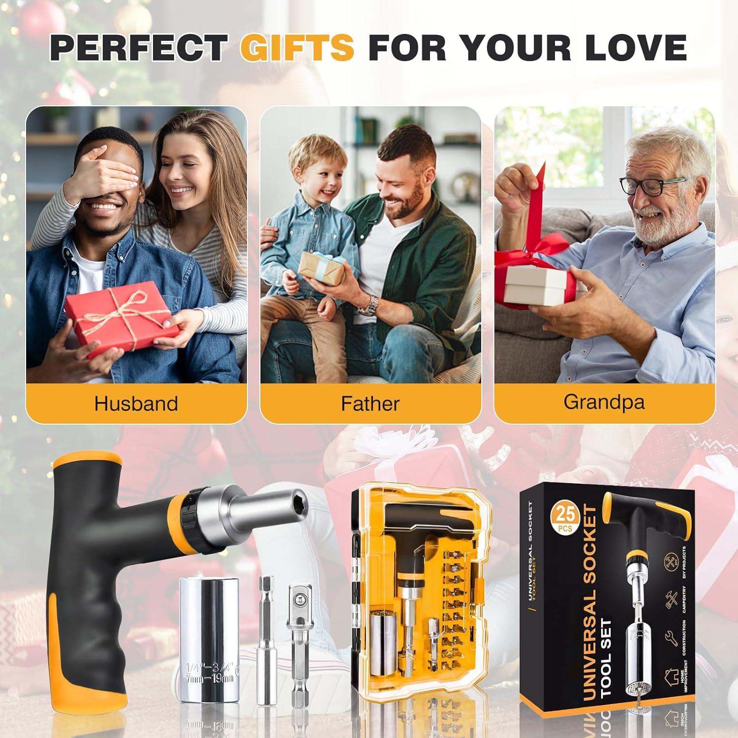 Juego de Herramientas Multifuncional EGIFI 25 PCS Plata