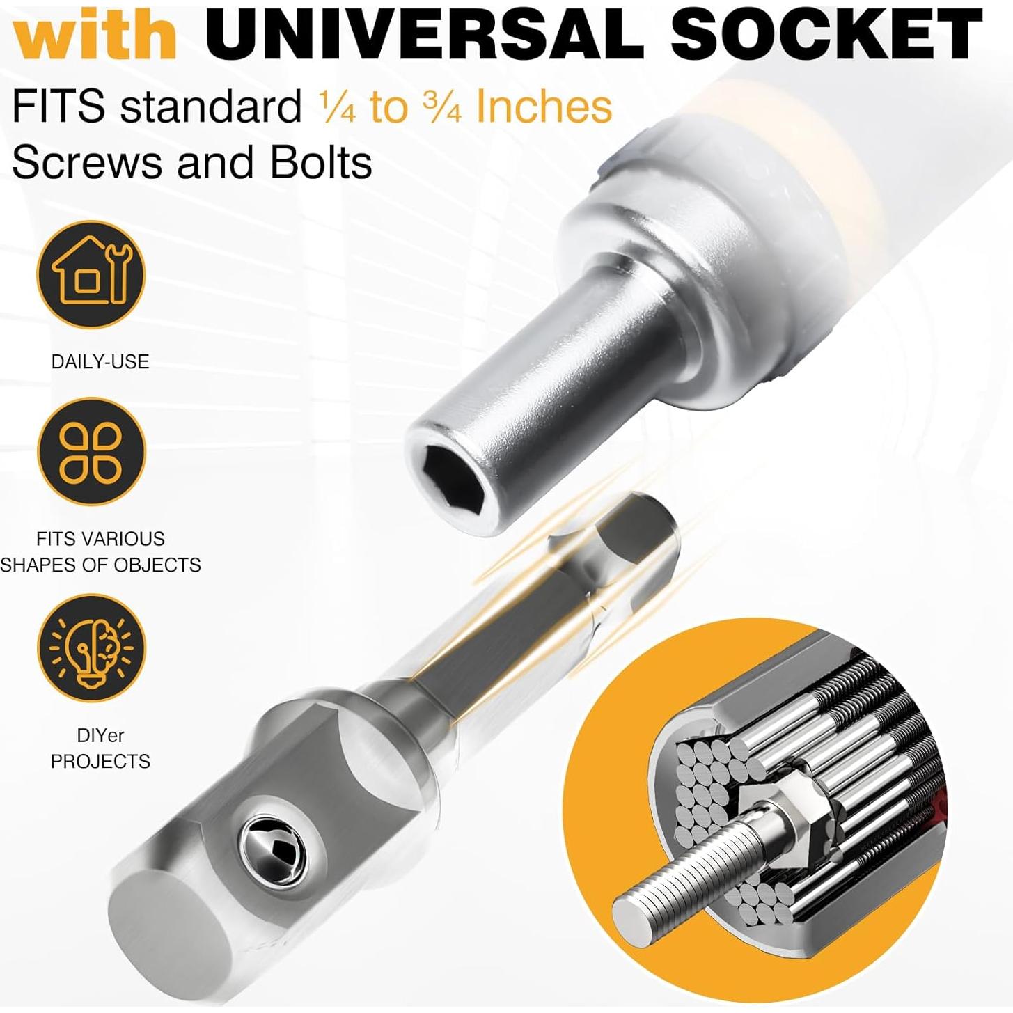 Juego de Herramientas Multifuncional EGIFI 25 PCS Plata