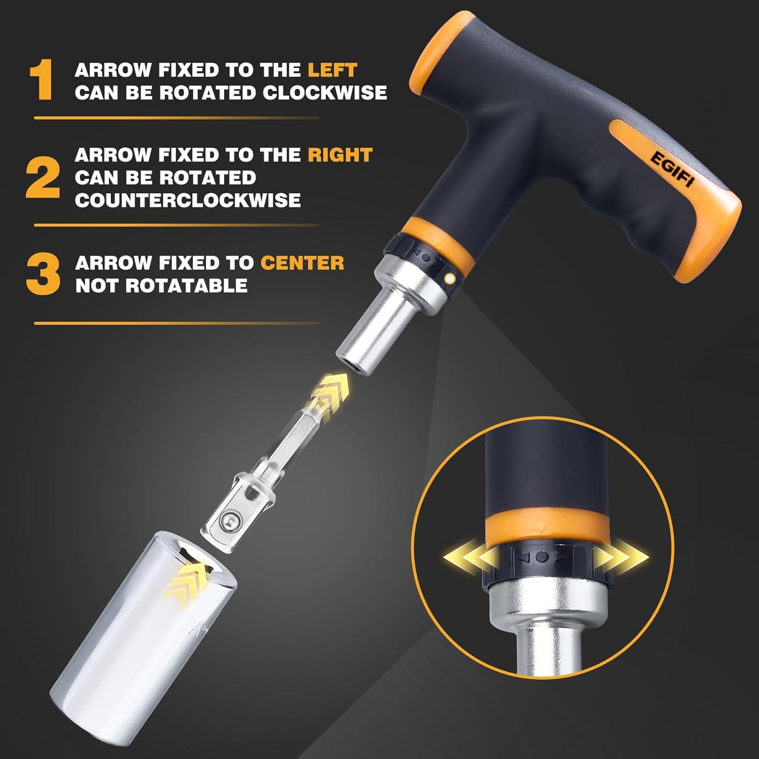 Juego de Herramientas Multifuncional EGIFI 25 PCS Plata