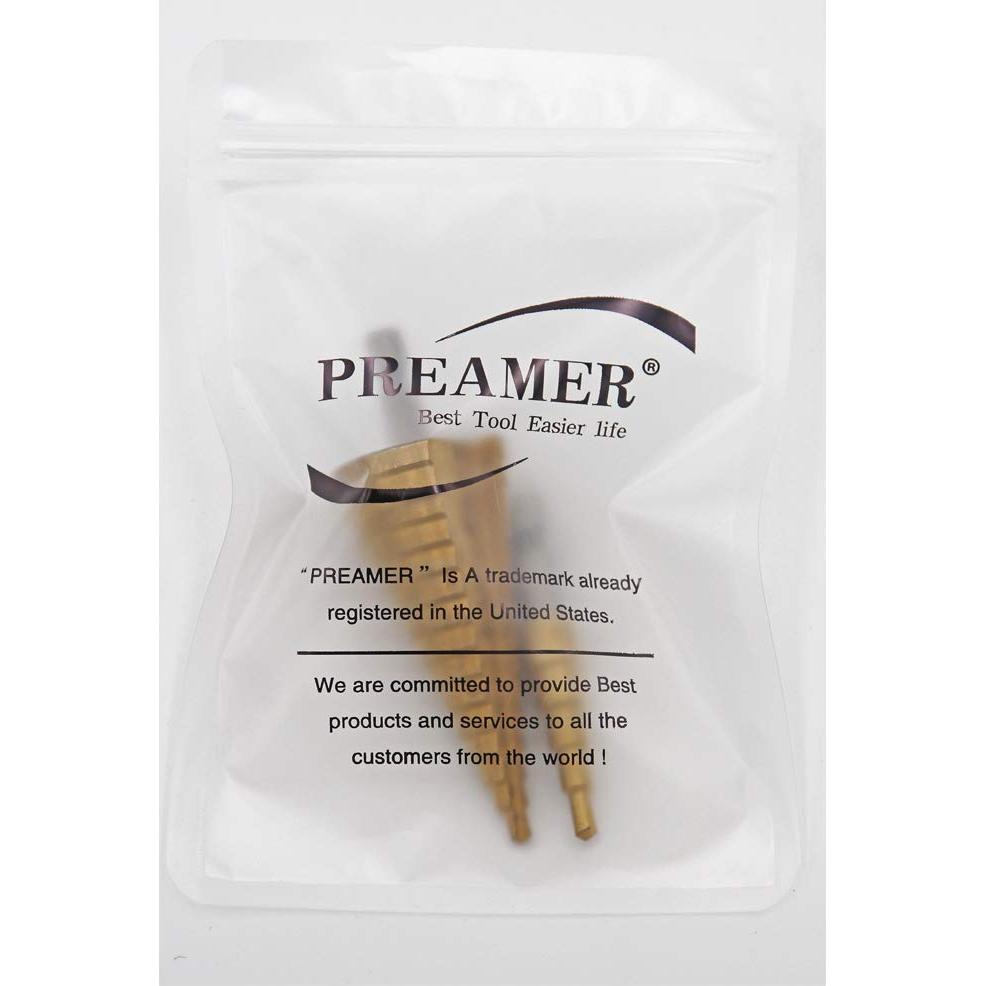 Juego de Brocas Escalonadas Preamer 4-12-20-32mm Hexagonal