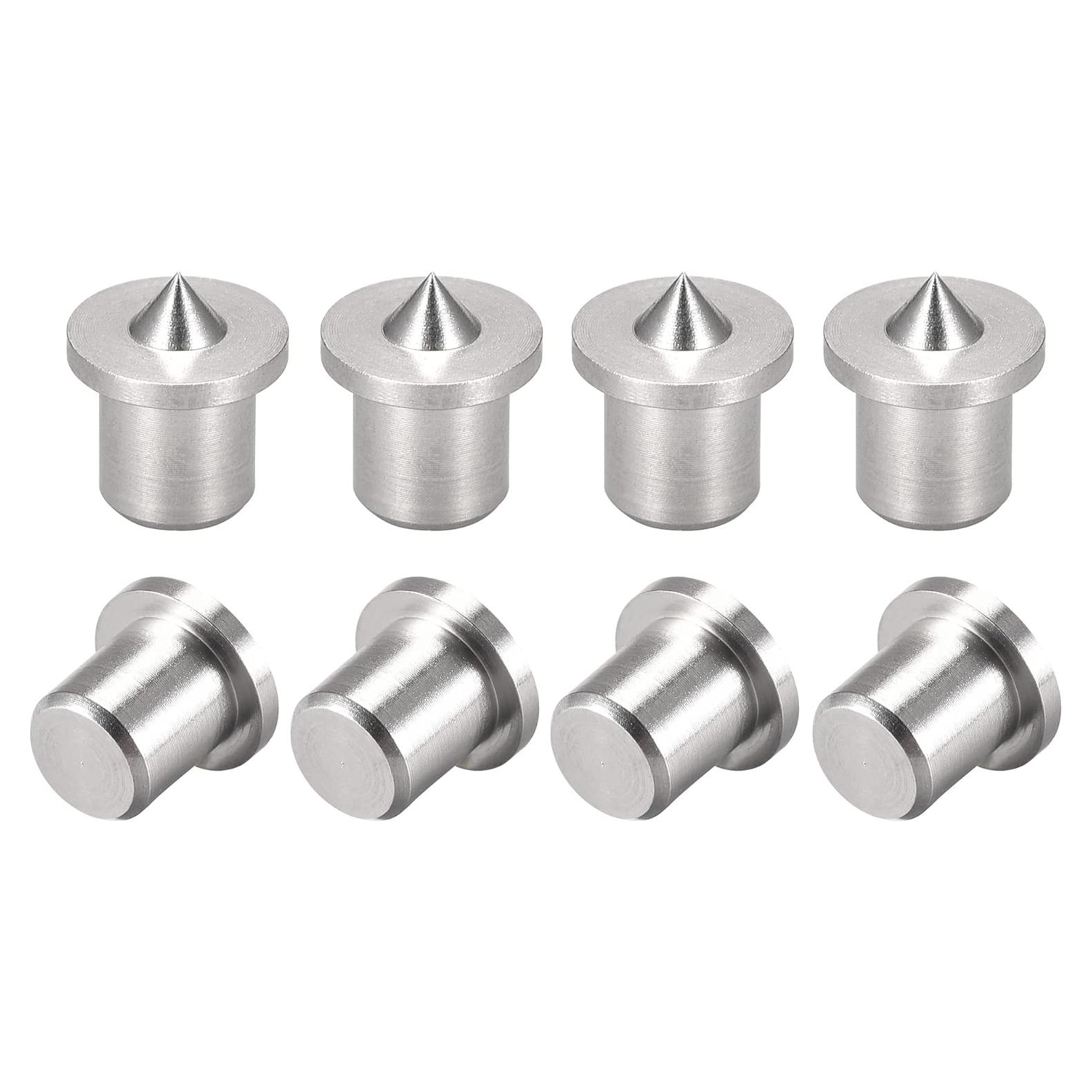 Centro de Taladro uxcell 5mm Acero Inoxidable 8 Piezas