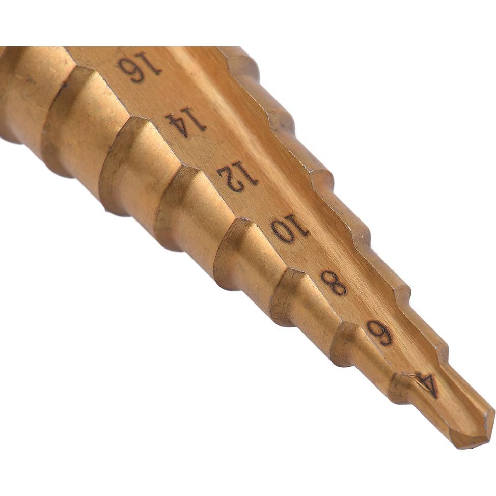 Juego de Brocas Escalonadas Rongon HSS Titanio 3-20mm