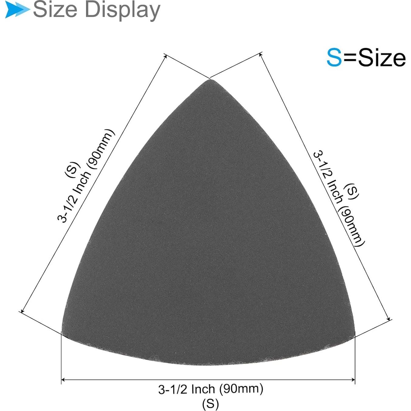 Discos de Lijado Triangulares CoCud 90mm 800 Granos 8 Piezas