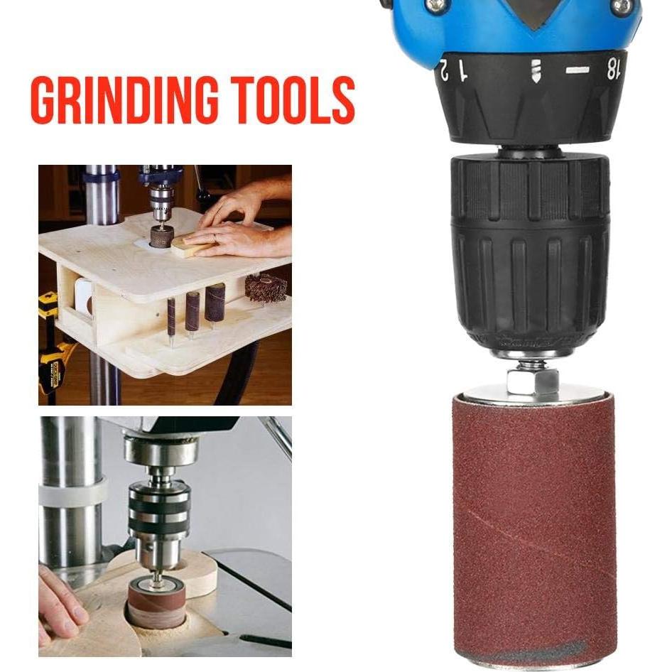 Juego de herramientas de lijado Yosoo 20 piezas con estuche