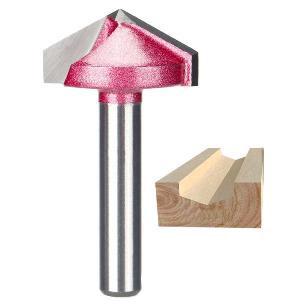 Broca en V HUHAO 120 Grados Carburo para CNC 3D