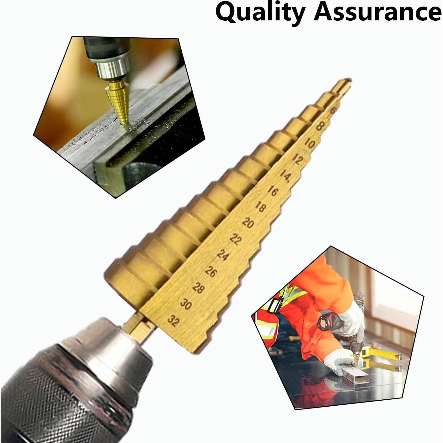 Juego de brocas escalonadas Tworider 3 piezas 4-20mm