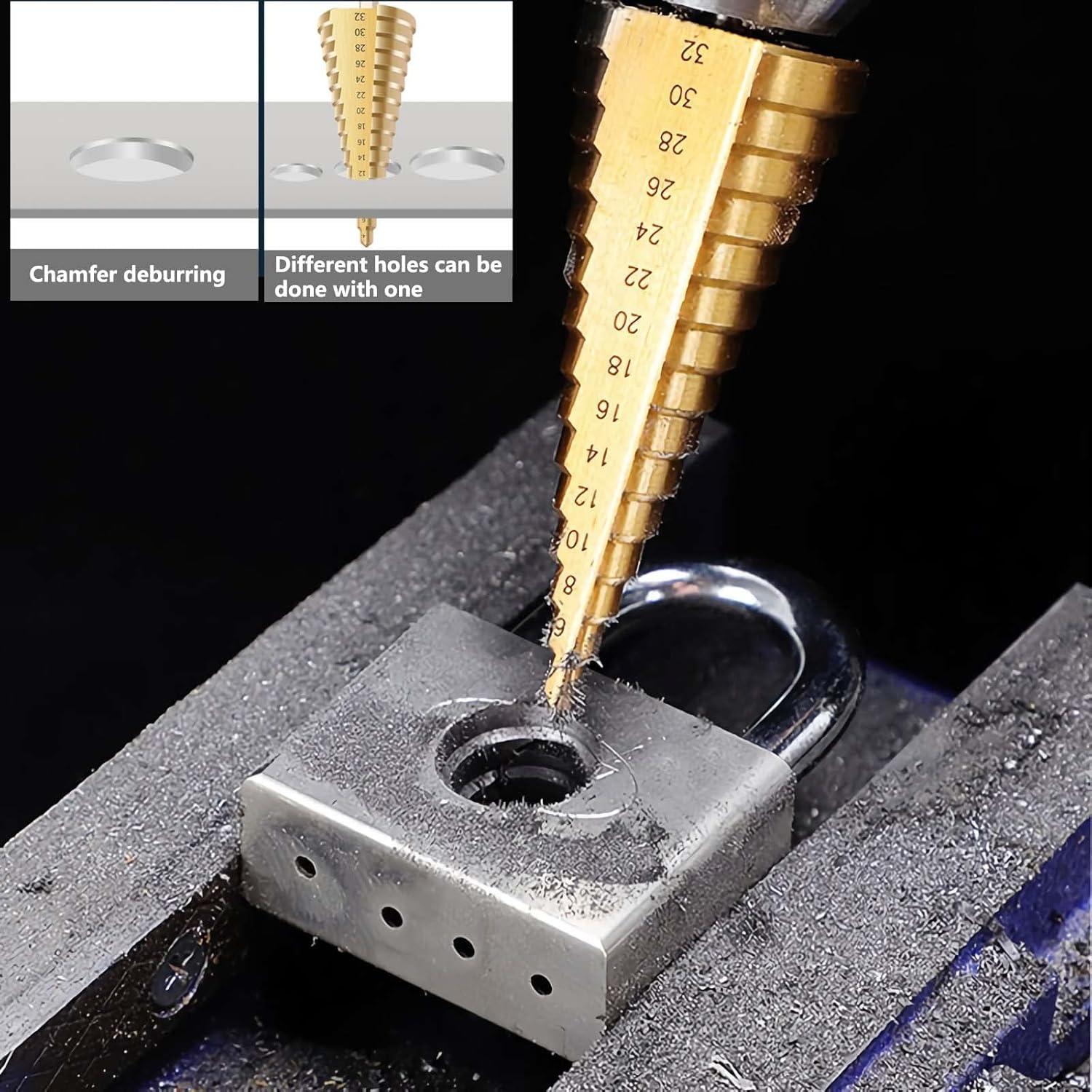 Juego de brocas escalonadas Tworider 3 piezas 4-20mm