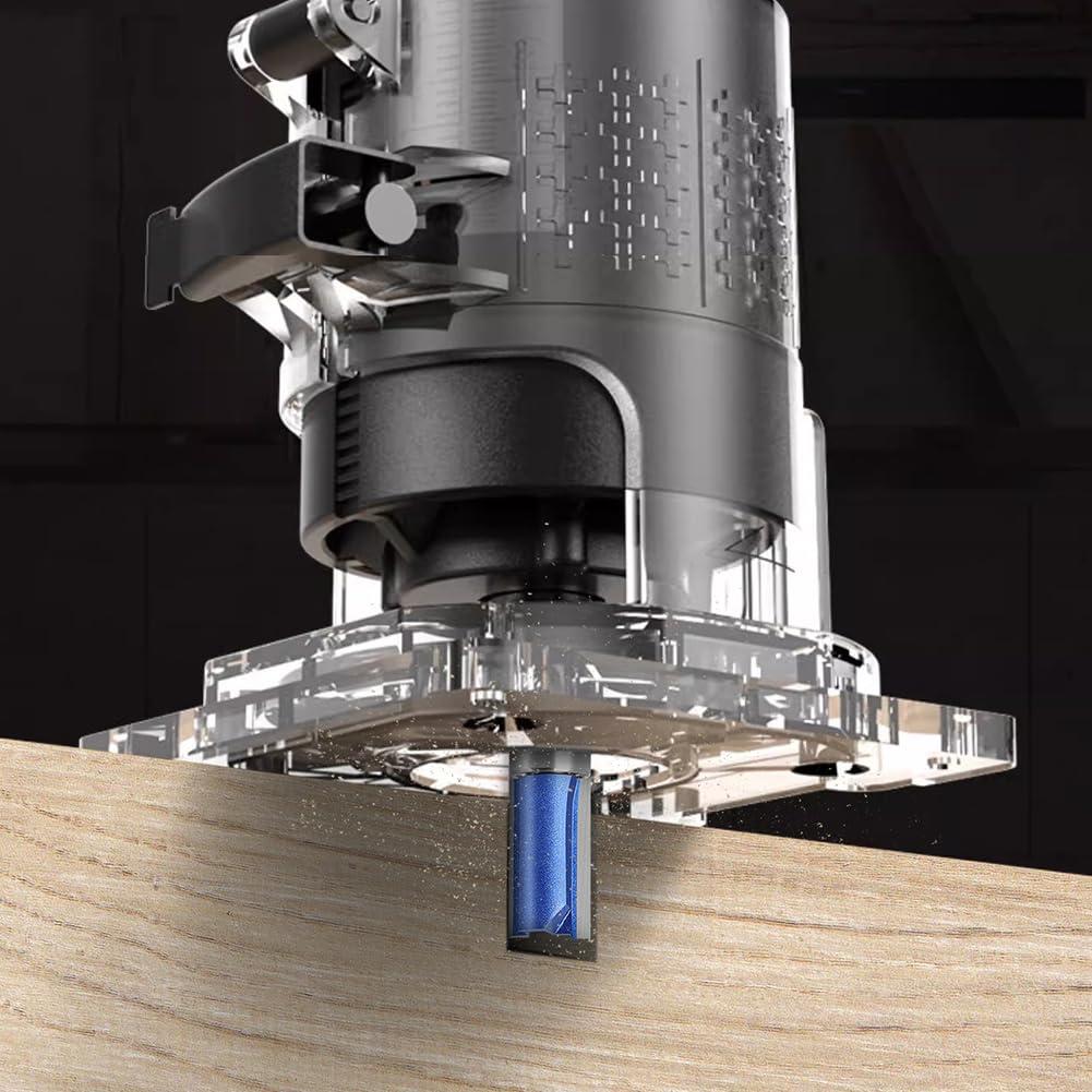 Juego de Brocas de Fresado JGZUI 4 Piezas Eje 6,35 mm