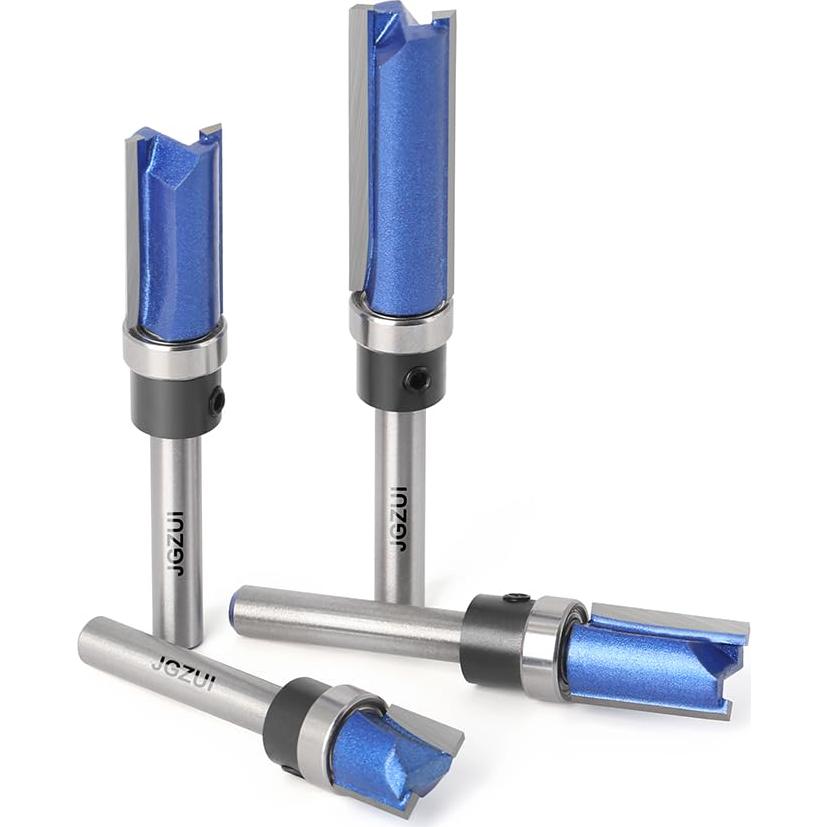 Juego de Brocas de Fresado JGZUI 4 Piezas Eje 6,35 mm
