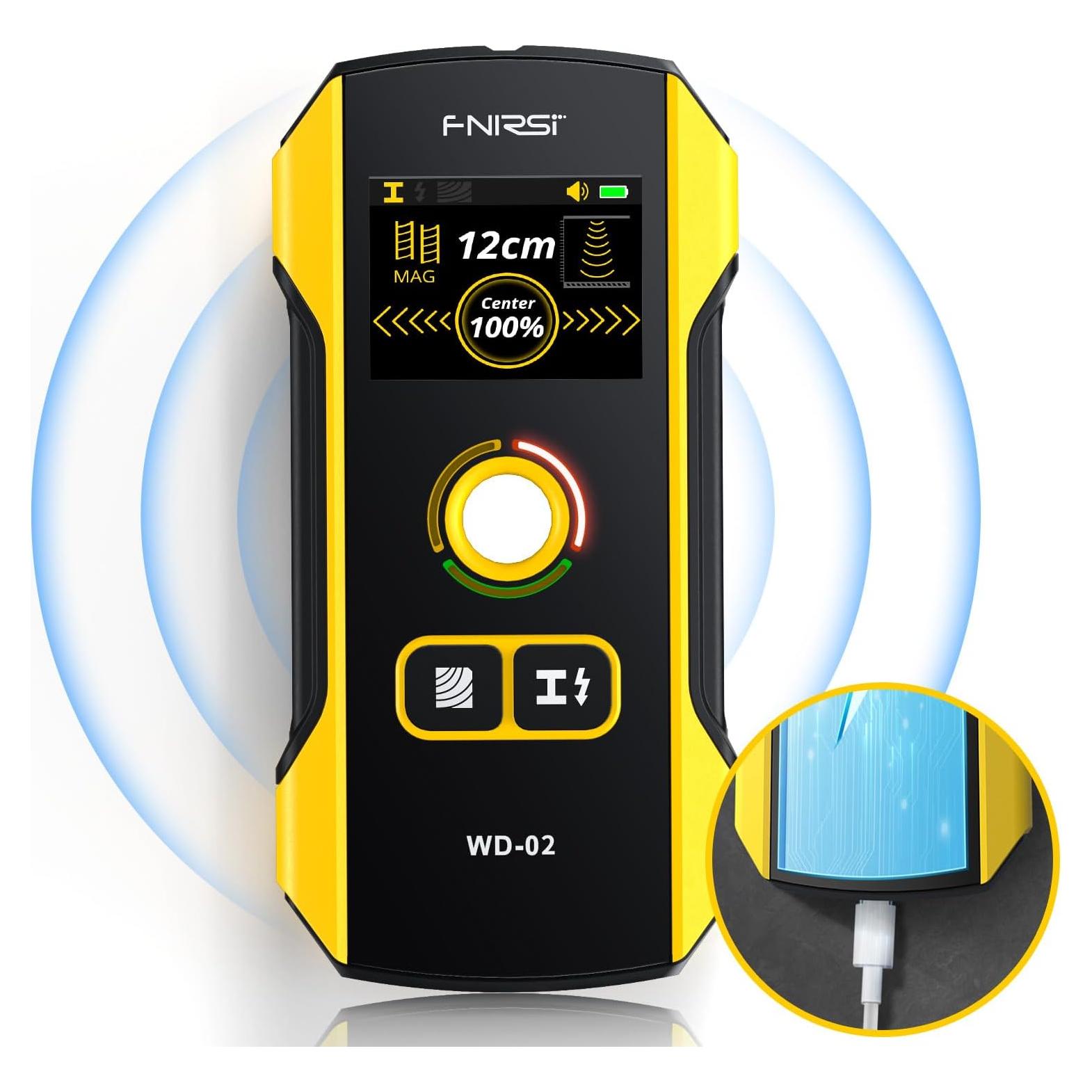 Buscador de Vigas FNIRSI WD-02 Detector de Pared LCD