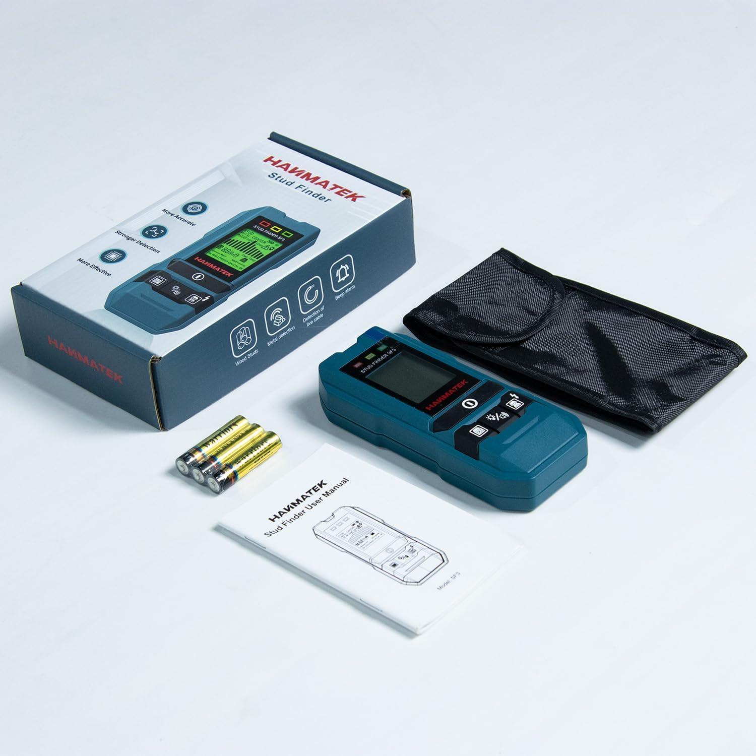 Buscador de Estudio HANMATEK SF3 6-en-1 Detección Madera Metal