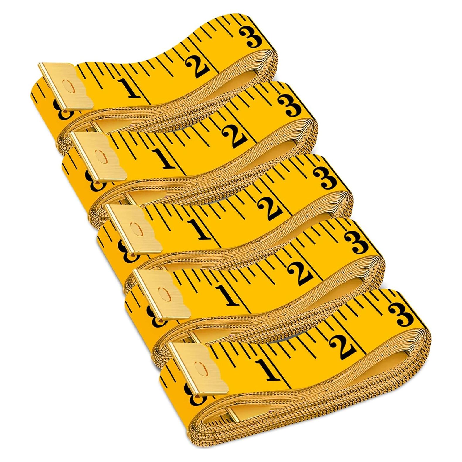Cinta Métrica Dombbfye 300cm Doble Escala 5 Paquetes