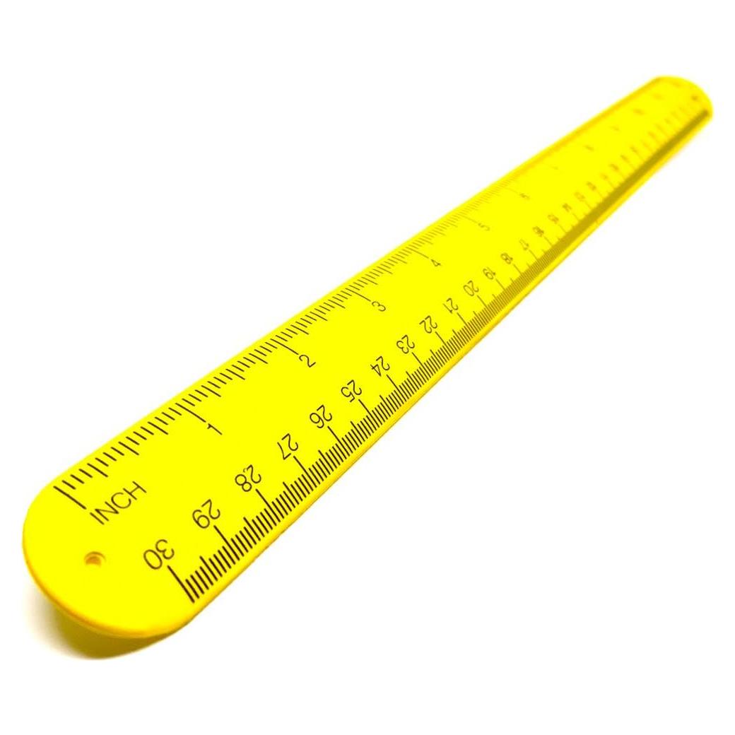 Cinta Métrica Perfecta Amarilla 30cm Silicona Doble Cara