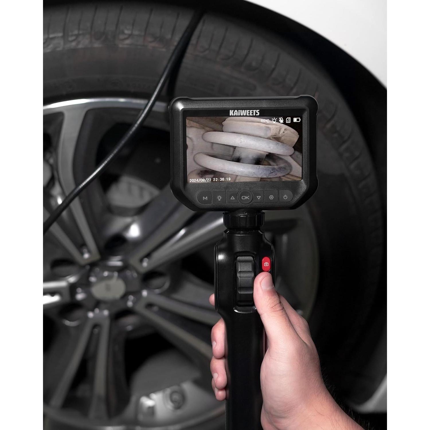 Borescopio Articulado KAIWEETS 1.52m con Luz LED