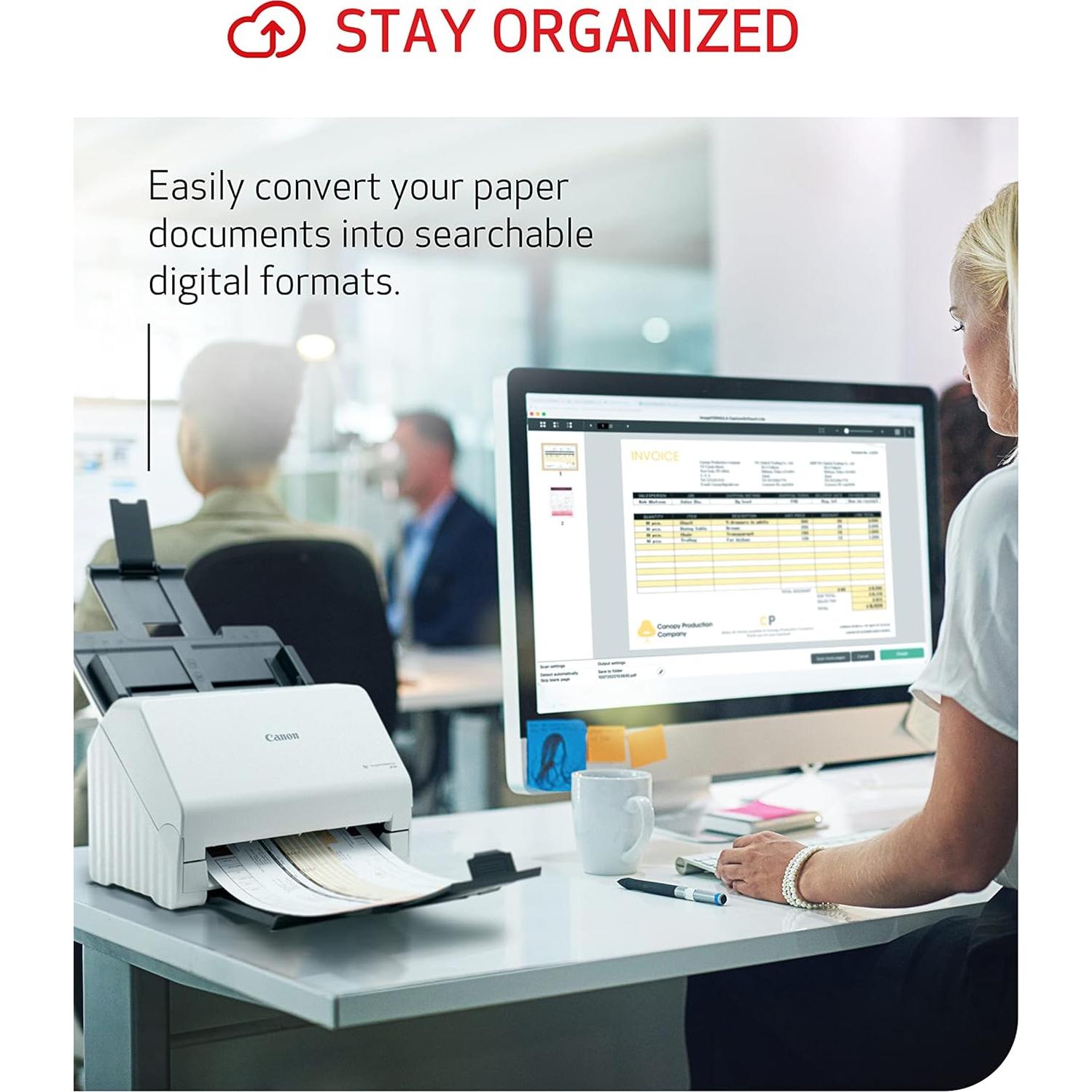 Escáner Canon imageFORMULA R30 ADF Dúplex 25 ppm USB