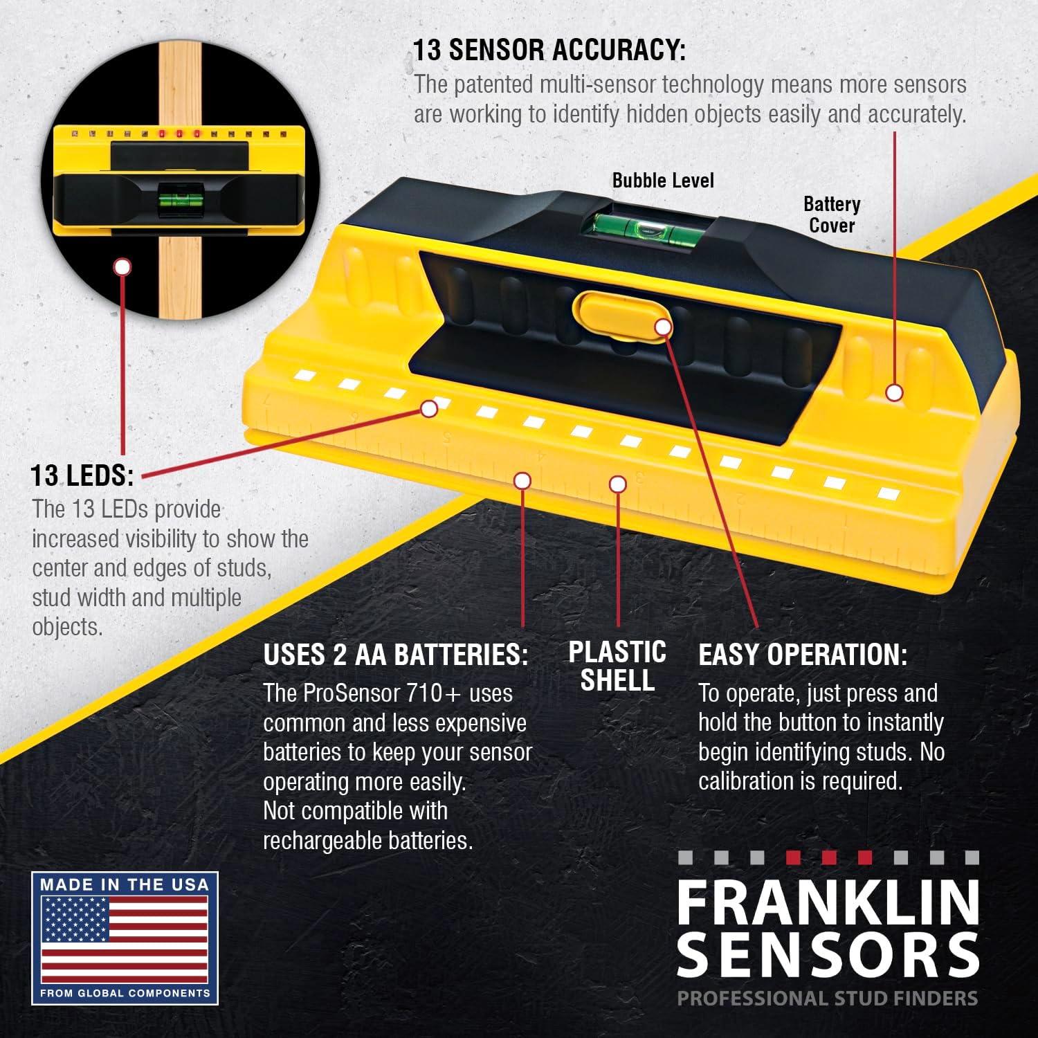 Buscador de Estudio Franklin Sensors ProSensor 710+ 13 Sensores