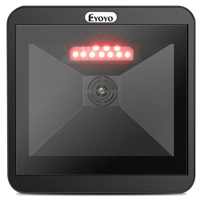 Escáner de Códigos de Barras 2D Eyoyo Automático USB