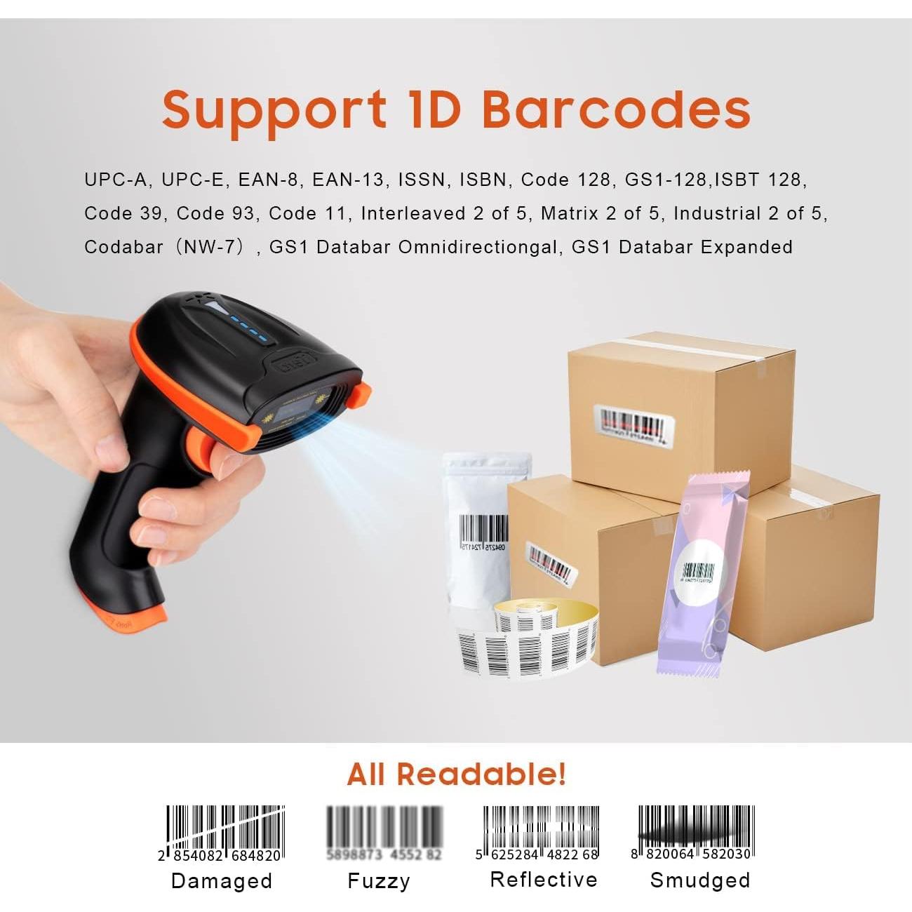 Escáner de Código de Barras Tera 5100 Inalámbrico 2 en 1