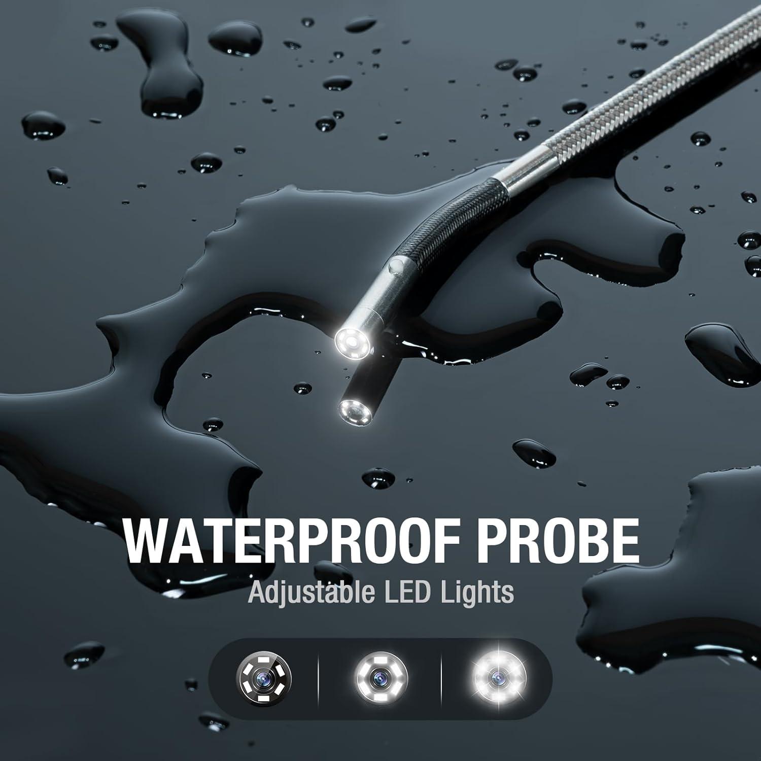 Endoscopio Articulado Teslong 3.9mm con Pantalla de 5"