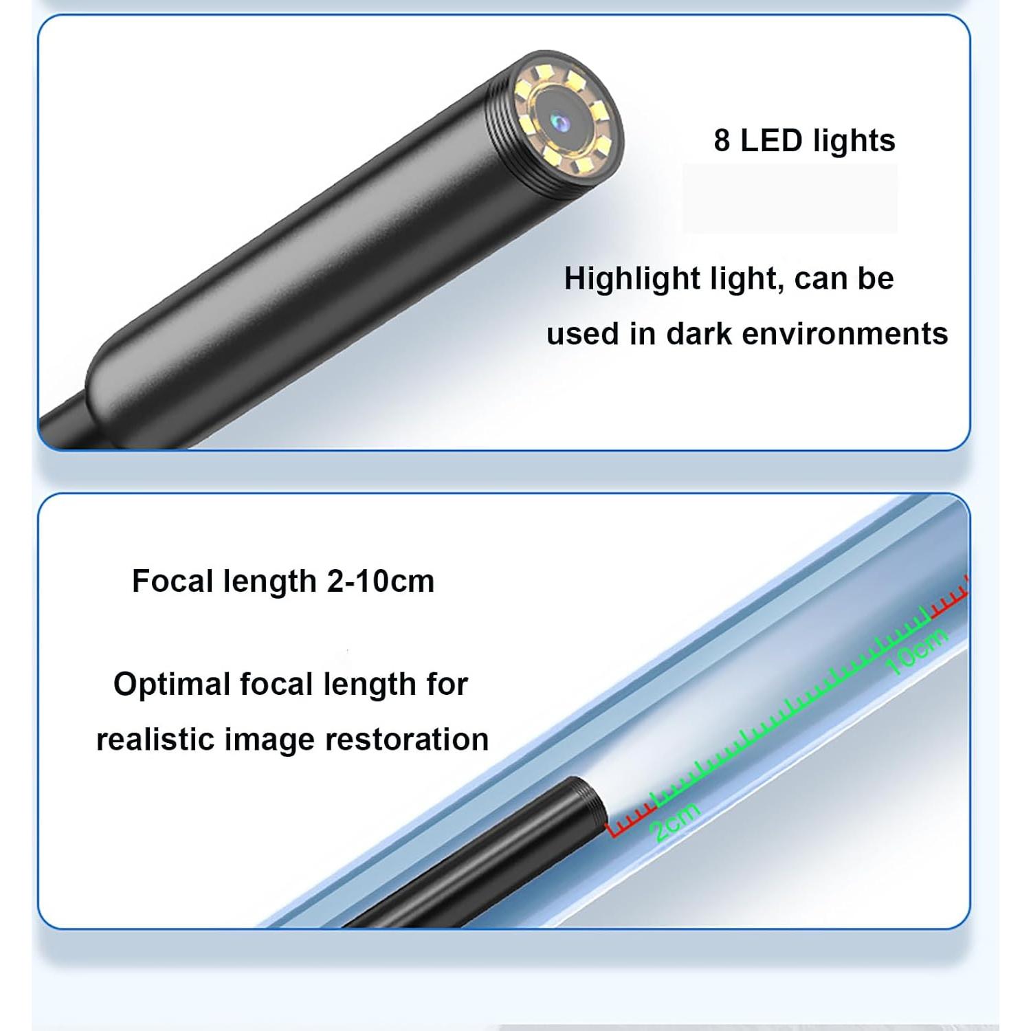 Cámara Endoscópica HD 1920P OKUBOX 5m IP67 iOS