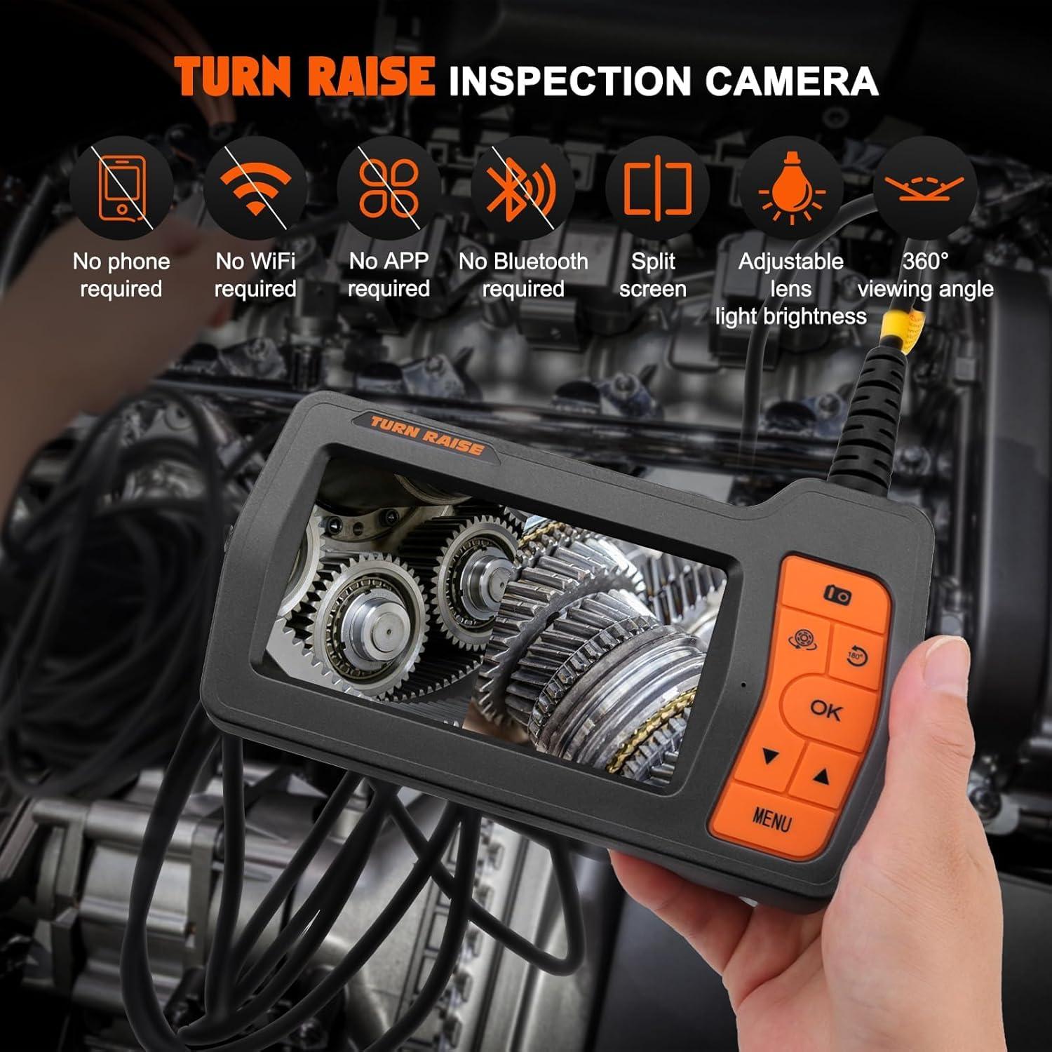 Cámara de Inspección TURN RAISE 15m HD 1080P con Luz