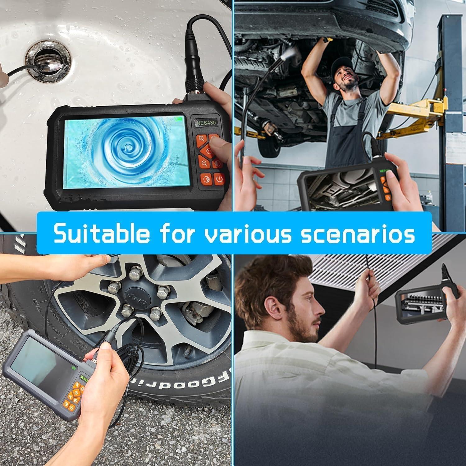 Cámara Endoscopio COOVIE HD 1080P 4.3" IP67 5m