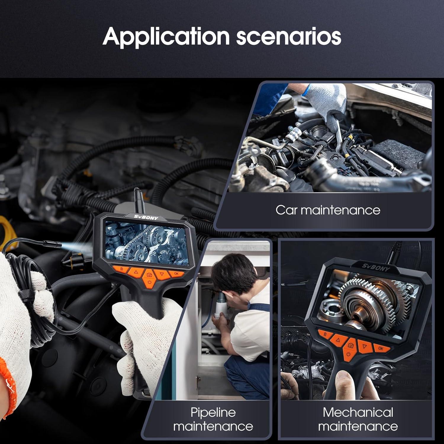 Cámara Endoscópica SVBONY SM501 2MP 4.3" HD IP67 5m