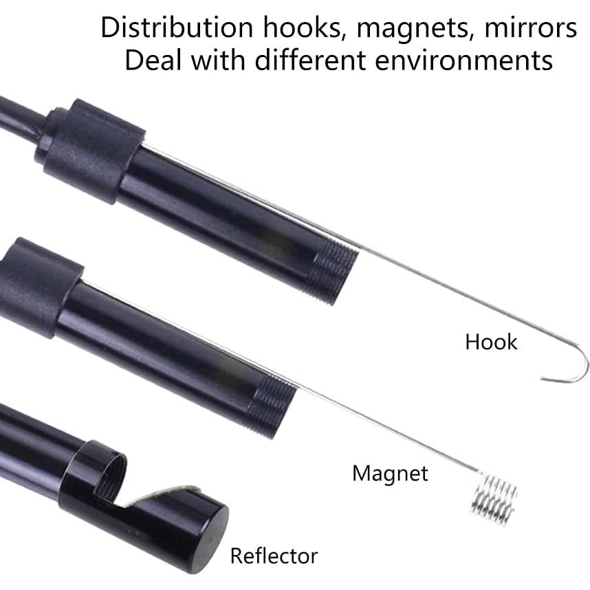 Cámara de Inspección USB DIIOOMIEEU 640x480 7mm LED 1m