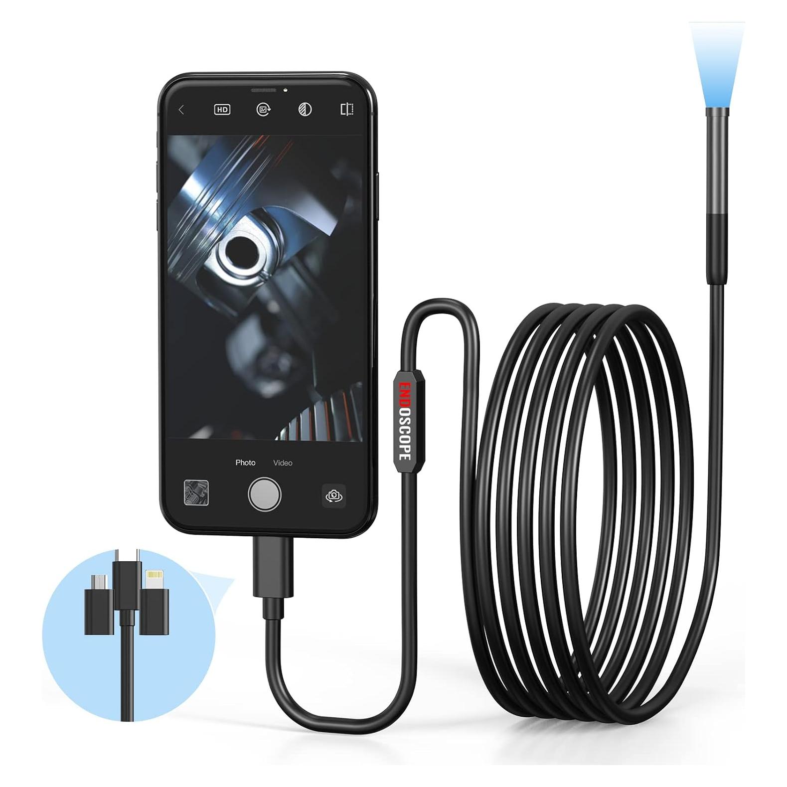 Cámara Endoscópica SIBOST W300-01 con Luz LED 2,99 m