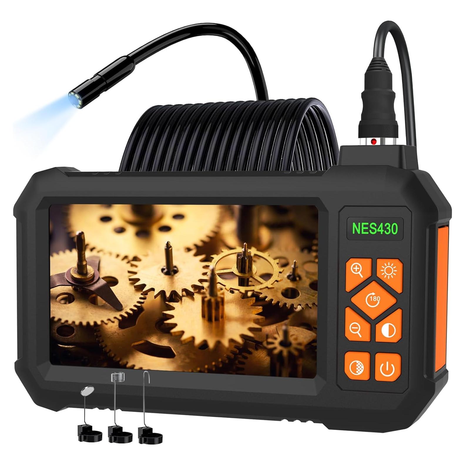 Cámara Endoscopio Kecowl 1080P HD 5m Luz LED IP67