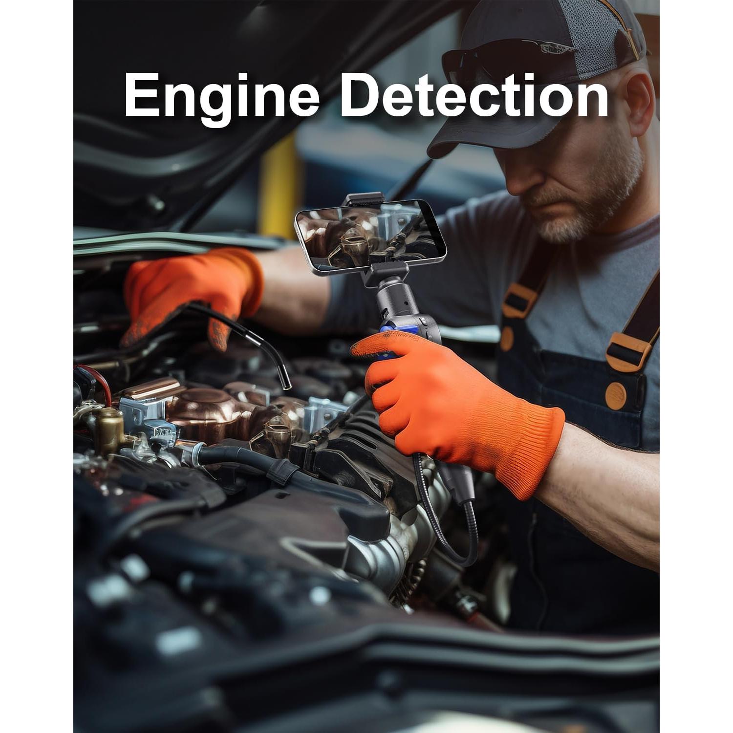 Cámara Endoscópica USB Hekenku 8.5mm HD con Luz LED