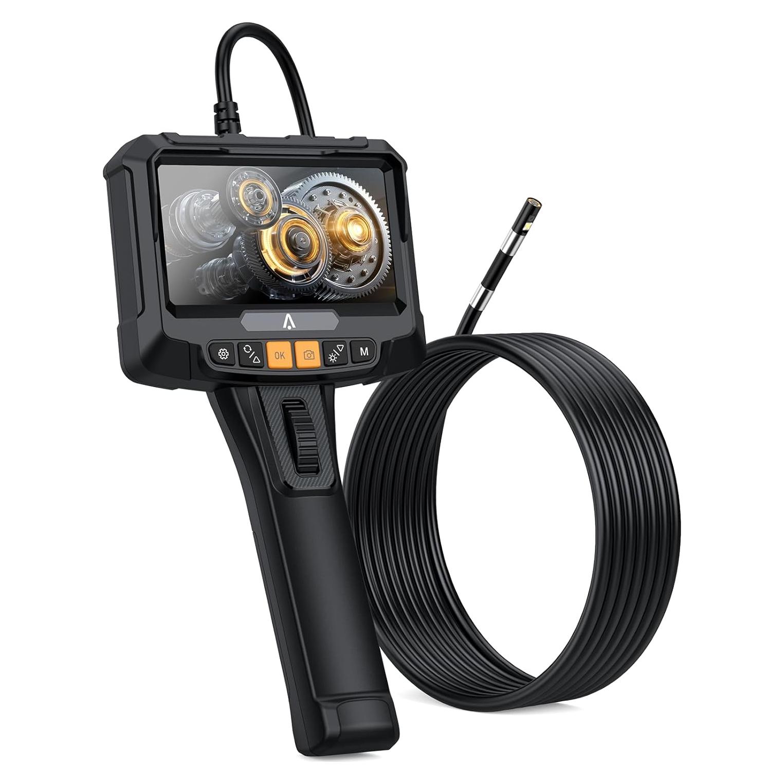 Borescopio Articulado Acekool 1280P 1.68m con Luz LED