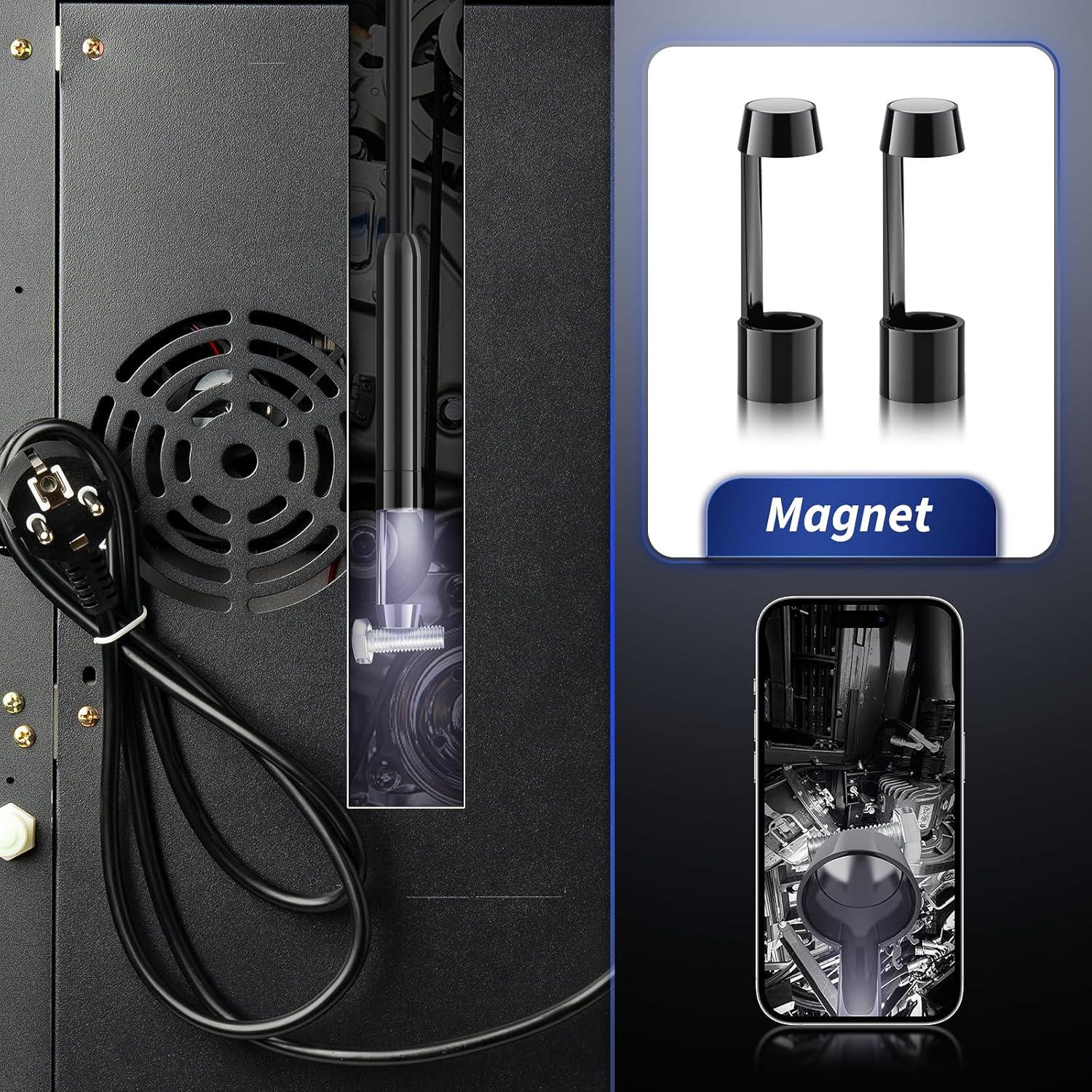 Juego de Accesorios Endoscopio Kinpthy 4 Piezas Espejo Imán