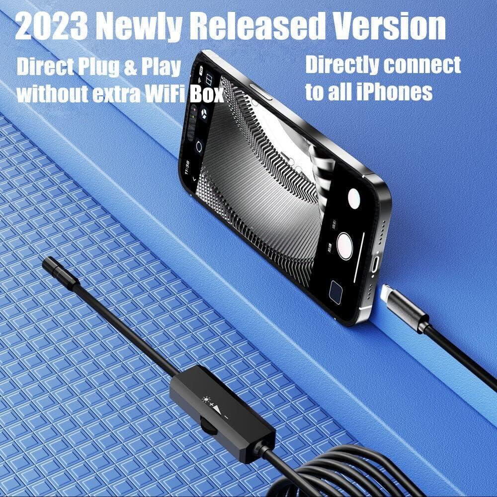 Cámara Endoscópica LUKZATEN 1920P para iPhone 14/13/12/11