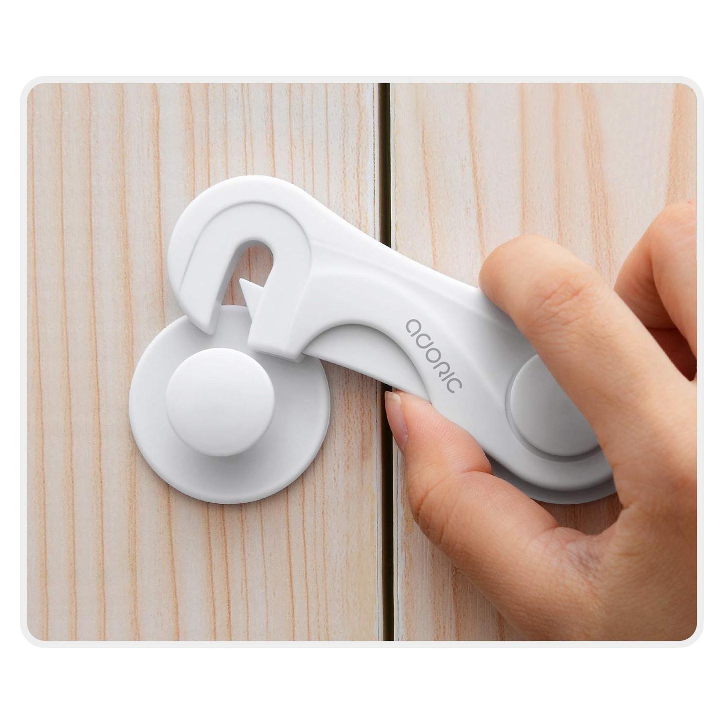 Cerraduras de Gabinete Adoric Life 4 Piezas Seguridad Niños