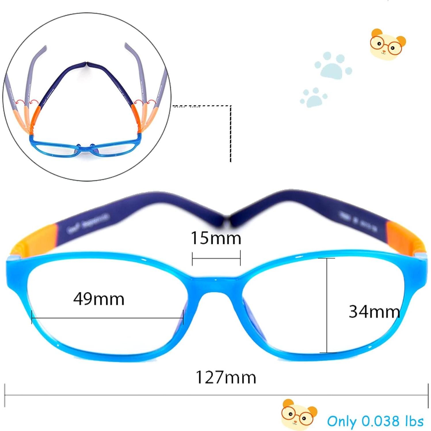 Gafas bloqueadoras luz azul Cyxus para niños 6 a 15 años