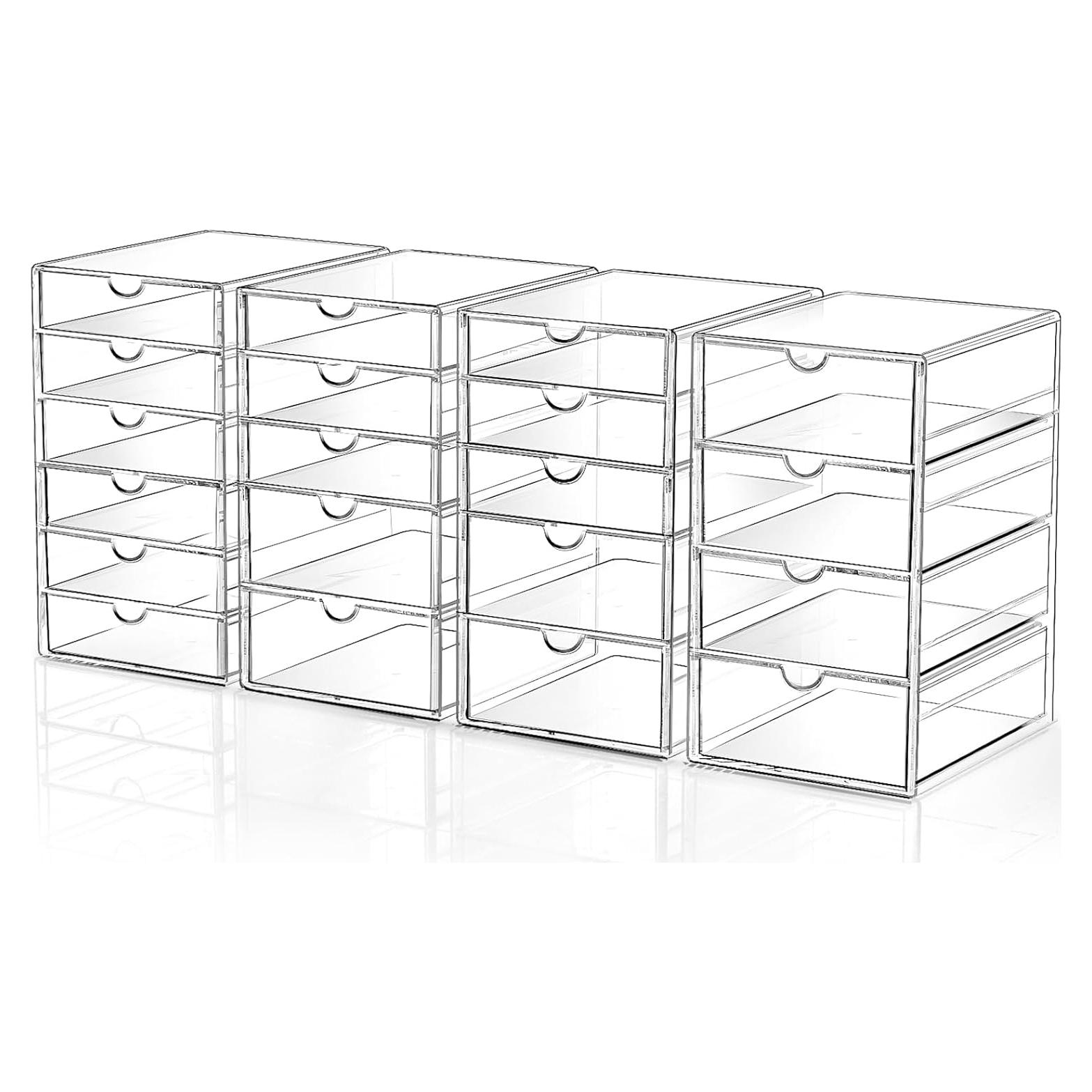 Organizador de Maquillaje DOMNIU 20 Cajones Acrílico Transparente