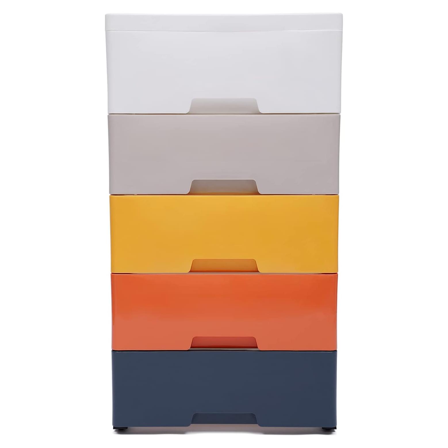 Cómoda Lzerahera 5 Cajones Almacenamiento Color Ruidoso