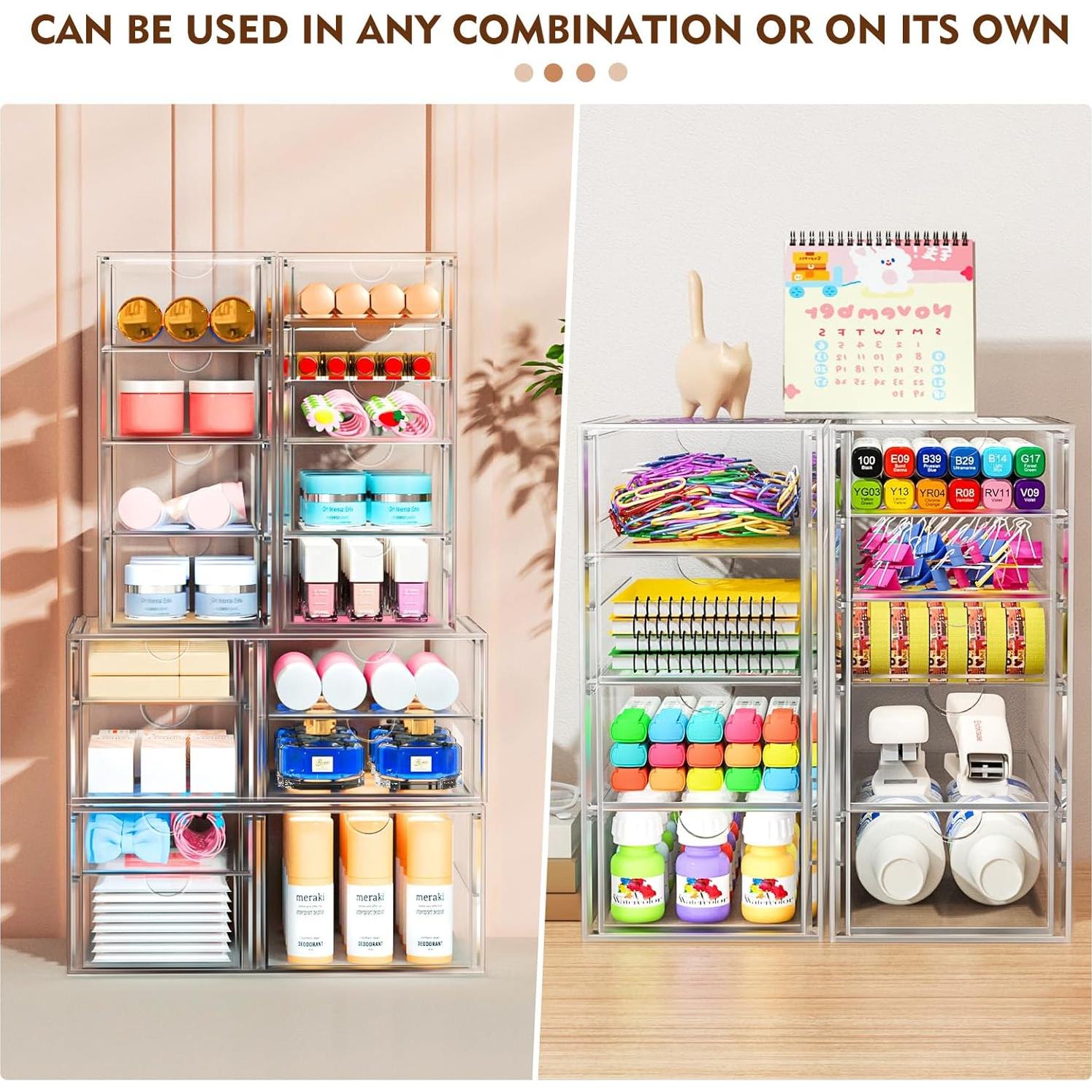 Organizador de Maquillaje ARSTPEOE 22 Cajones Acrílico