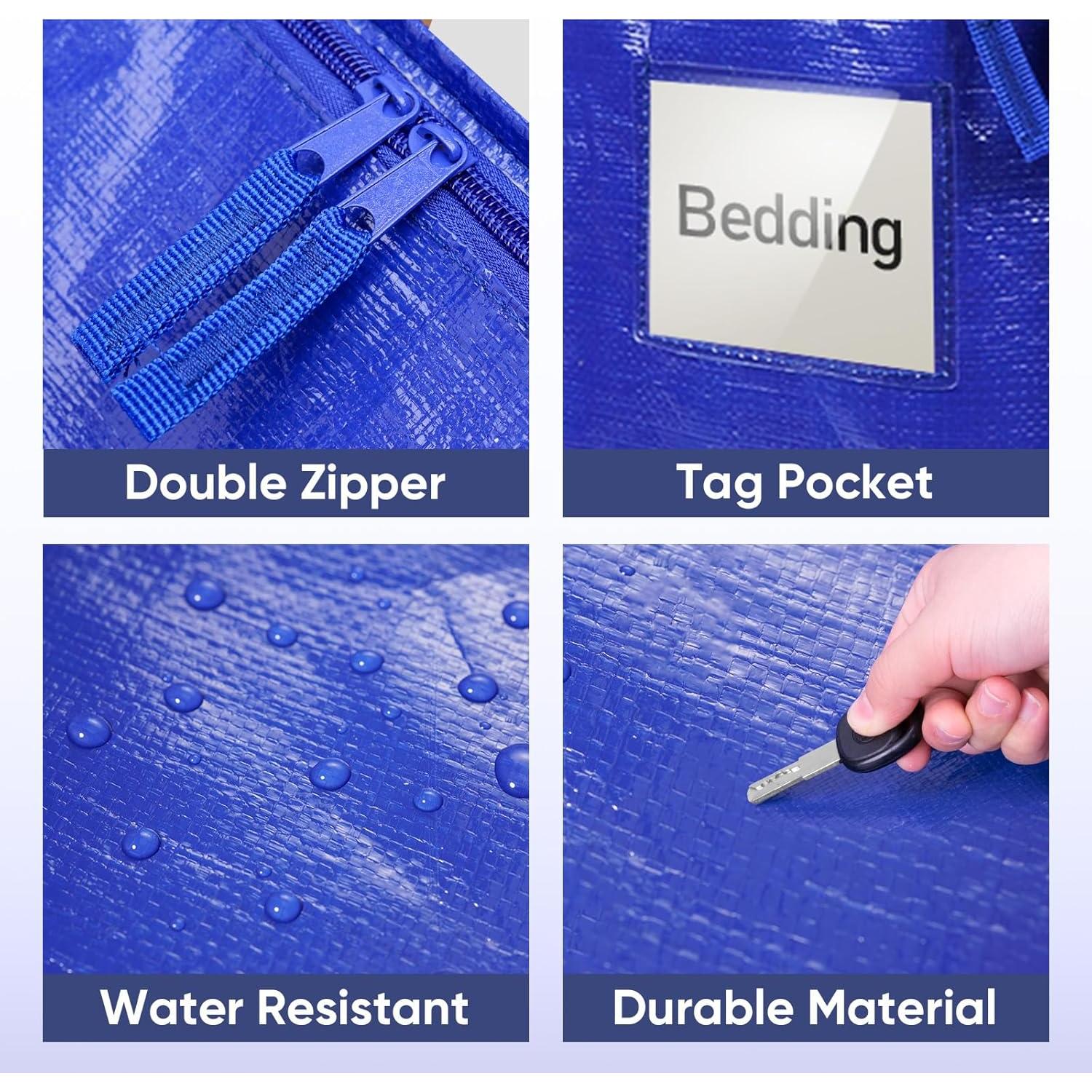 Bolsas de Mudanza TICONN 6 Paquete Extra Grandes 24 Galones