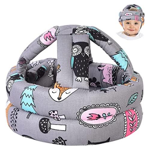 Casco TORASO para Bebé - Gorro Amortiguador Gris