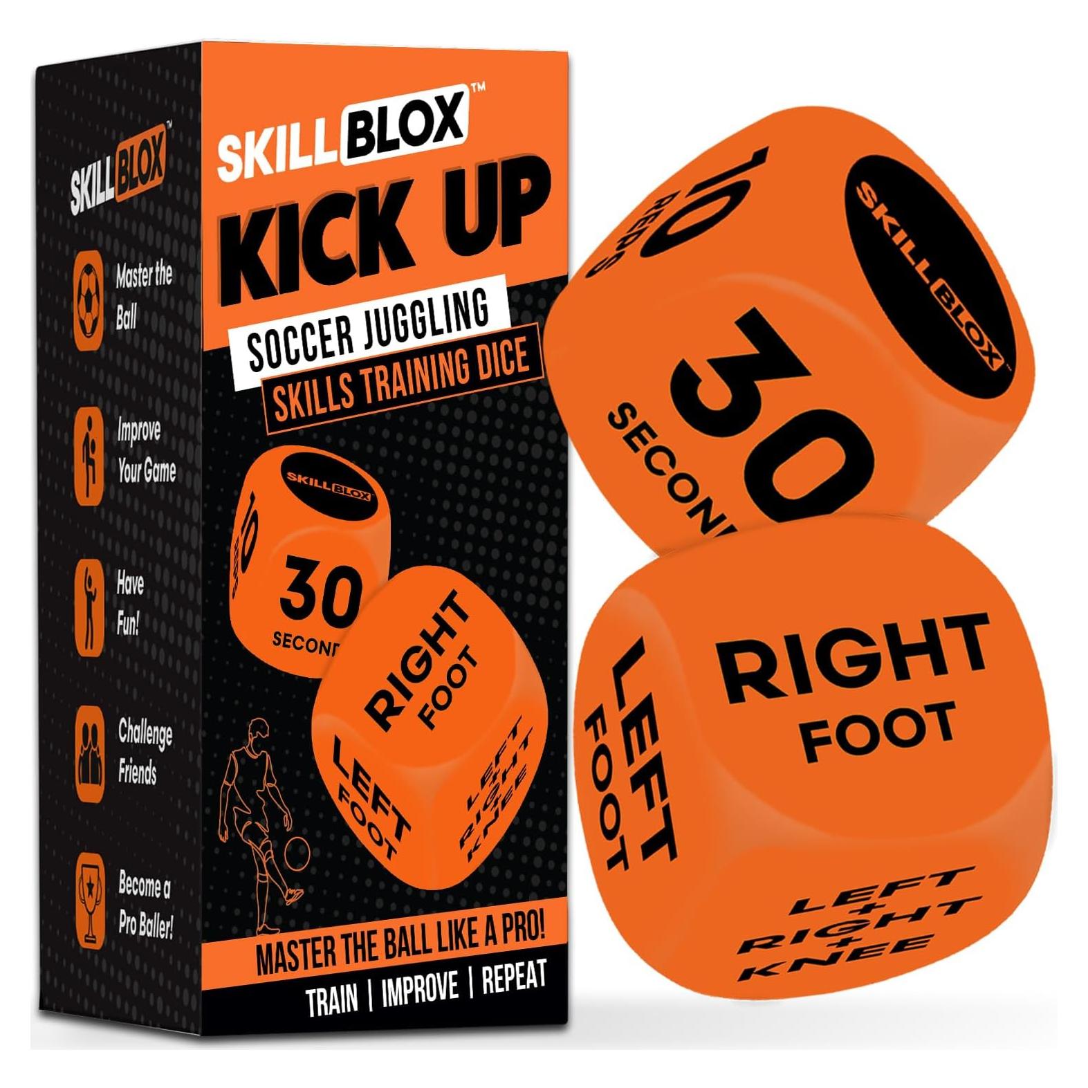 Dados de Entrenamiento de Fútbol SKILL BLOX - 2 Piezas