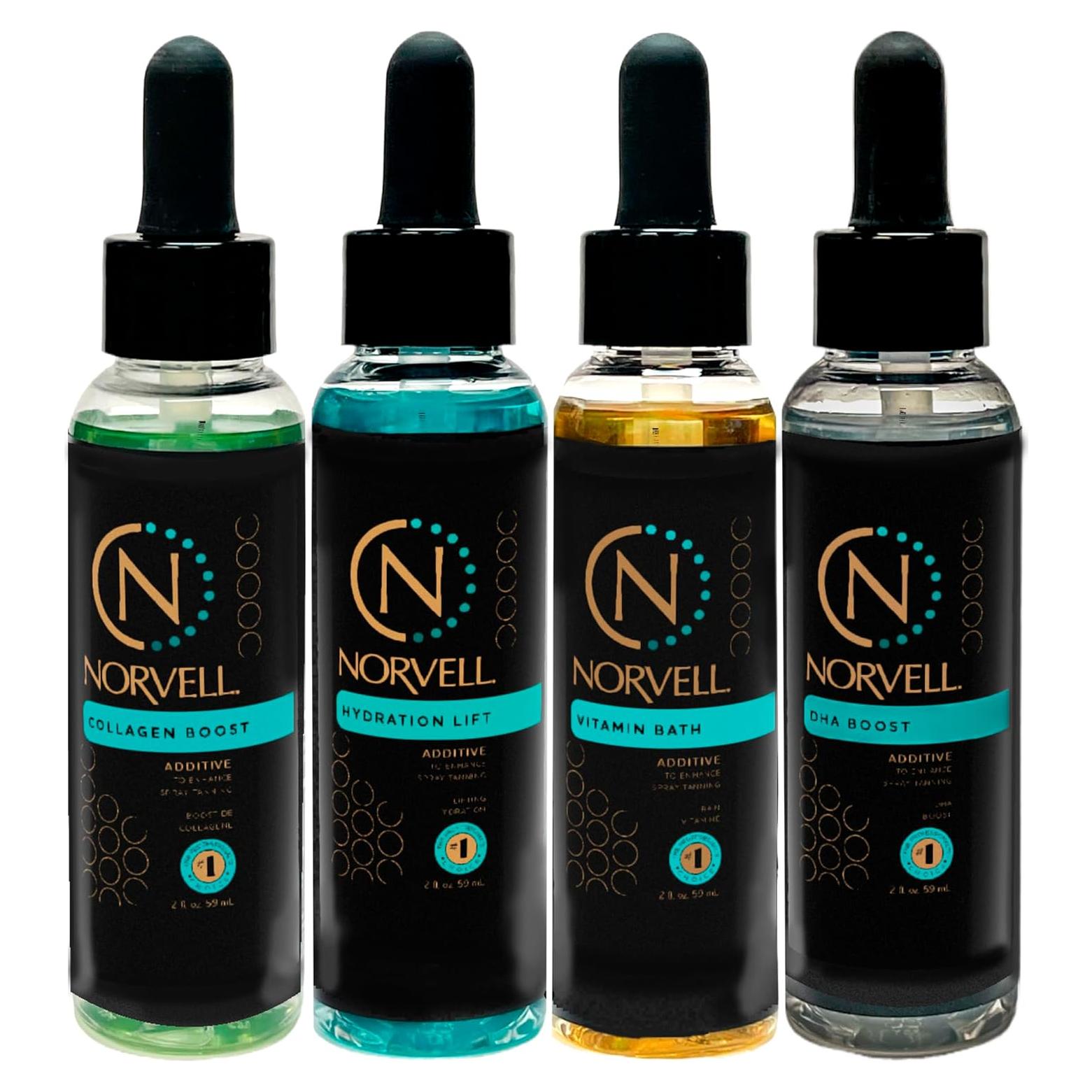 Kit Pro Lab Norvell - Aditivos Bronceado Spray 4 x 59 ml