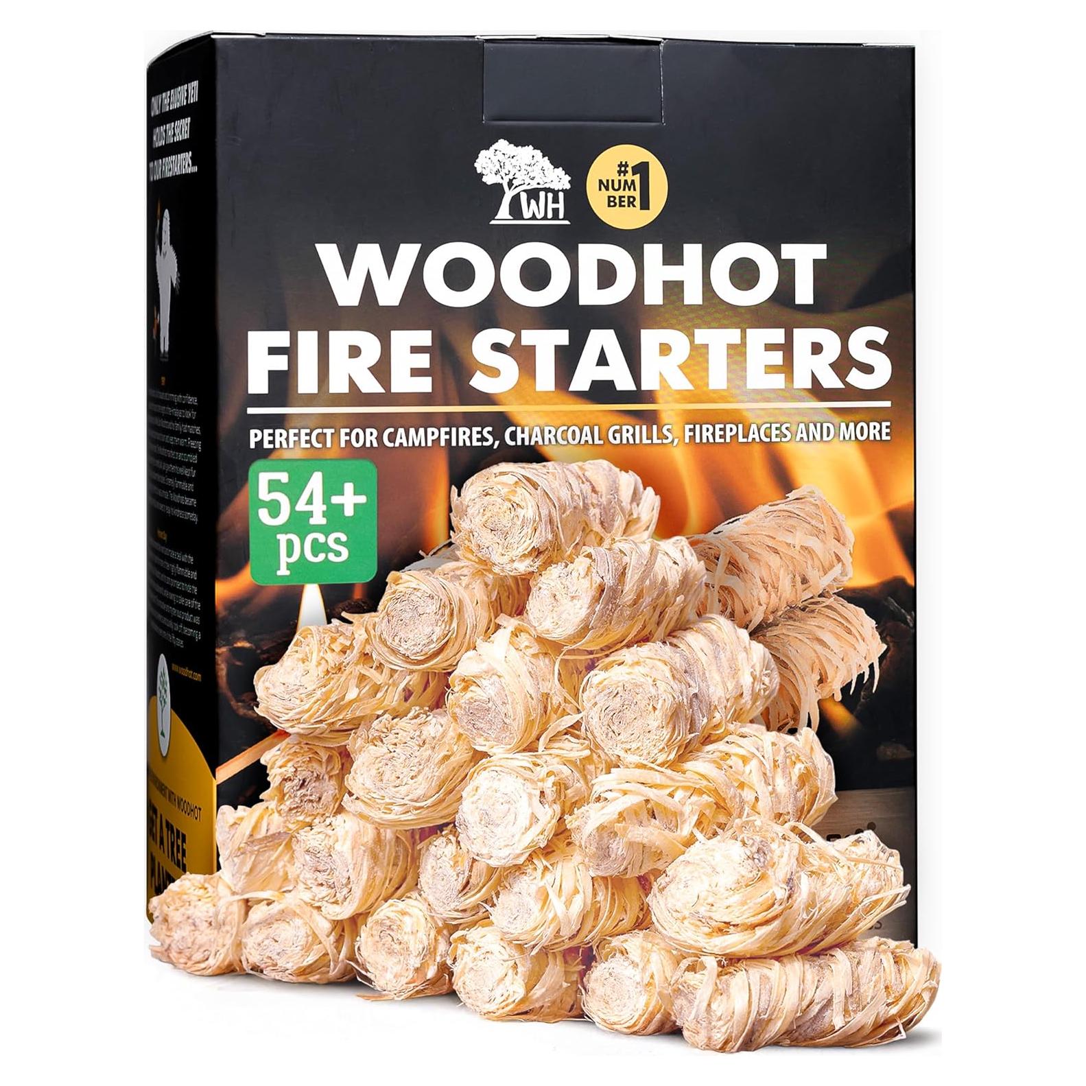 Iniciadores de fuego natural WH 54 pcs - Larga duración