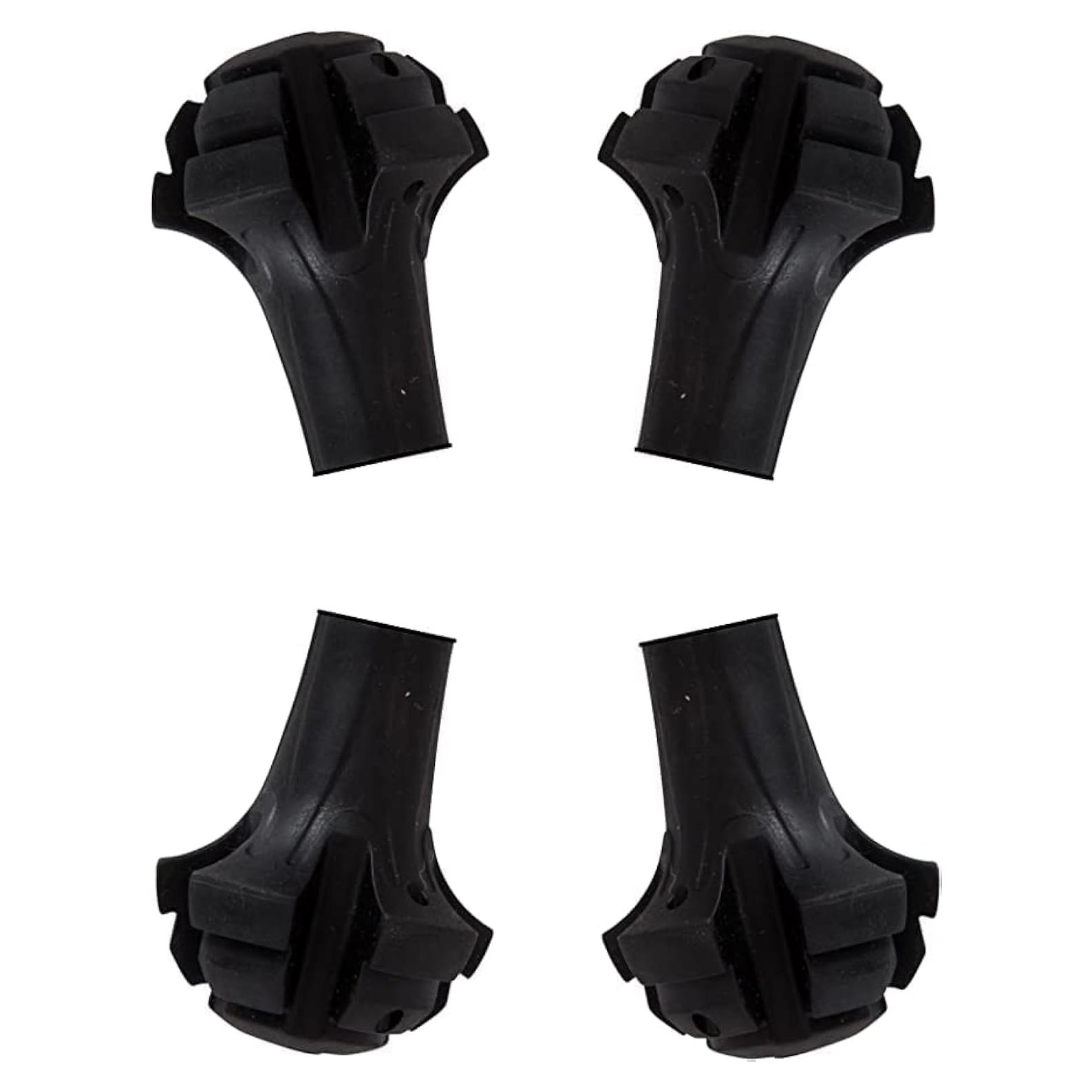 Paquete de 4 Puntas de Goma York Nordic para Bastones